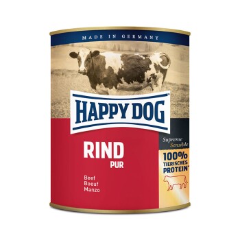 Happy Dog Pur Single Protein 6x800g Rind pur