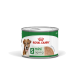 Royal Canin Mini Ageing Hundefutterdose, mit einem grün-weißen Design, gekennzeichnet für kleine Hunde bis 10 kg.