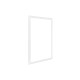 Weißer Haustier-Türrahmen in rechteckiger Form, entworfen für eine einfache Installation in Wänden oder Türen.