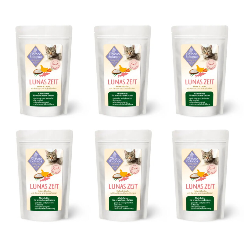 ChronoBalance Alleinfutter Huhn & Lachs mit Karotte und Kokosflocken 600 g