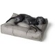 Hunde-Steppbett Lancaster grau 50 cm, 18 cm, 50 cm