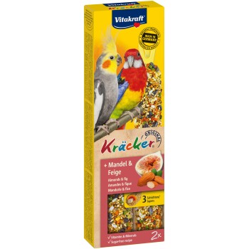 Großsittich Kräcker 4x2er Mandel-Feige
