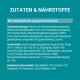 Zutaten und Nährwertinformationen für Haustierfutter mit Hochsee-Fisch und grünen Bohnen, die Zusammensetzung, Zusatzstoffe und analytische Komponenten detailliert beschreiben.