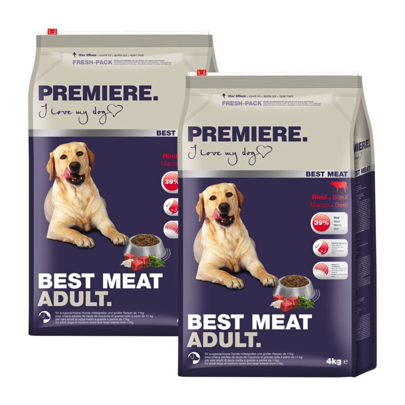 PREMIERE Best Meat Adult Rund 2x12,5 kg