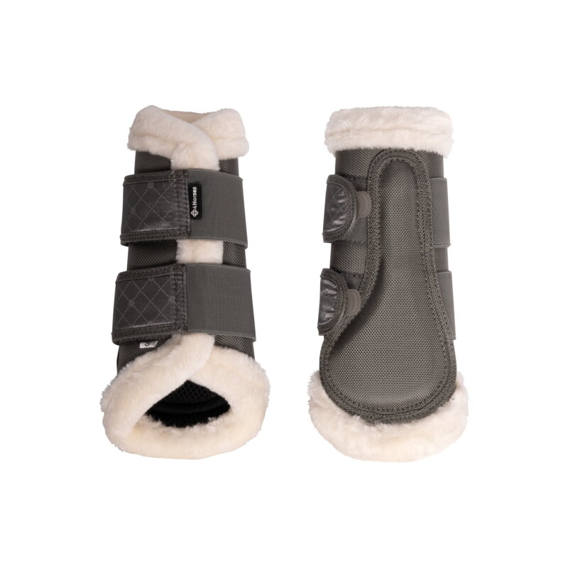 4Horses Gamaschen Soft Protect Mesh grau S