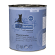 Catz Finefood Nr. 17 Dose mit blauem Design, Katzensilhouette und Text: "Geflügel & Garnelen," getreidefrei, ohne Zucker, ohne Tierversuche.