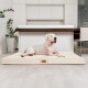 ® OSCAR VISCO Orthopädische Hundematte Matratze Kunstleder Hundebett creme 1,2 m, 11 cm, 90 cm