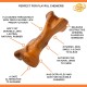 Nylabone-Kauspielzeug für Hunde aus weichem, strapazierfähigem Gummi; kalorienfreier Geschmack, hygienisch und eine sichere Rohhautalternative.