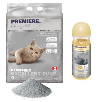 Excellent Pure cat litter with vanilla deodorant