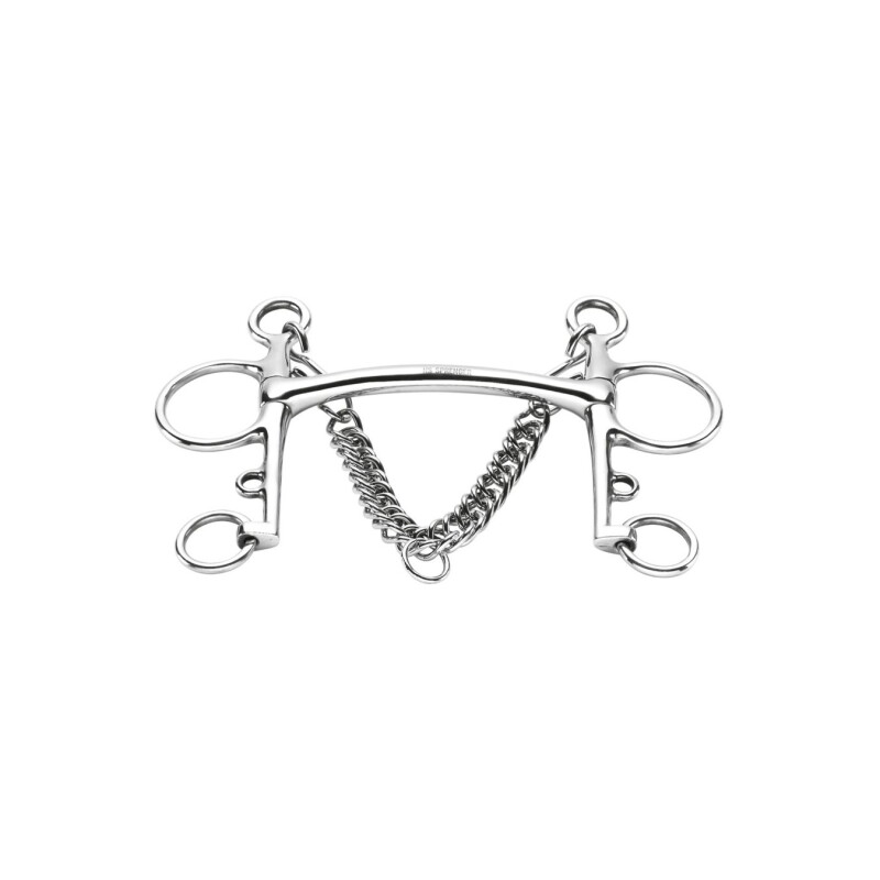 Sprenger Pelham-Gebiss gebogene Stange 14,5 cm
