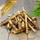 Ein Haufen hochwertiger Kausticks für Haustiere in verschiedenen Farben und Texturen, mit einem goldenen "PREMIUM"-Label in der oberen Ecke.
