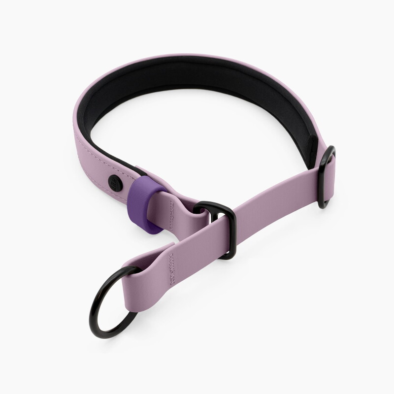 THE DOG IDEA Zugstopp Halsband Lavendel S