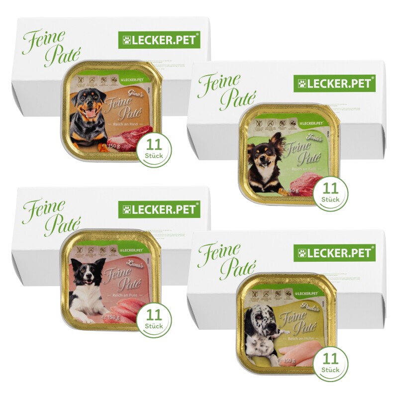 Lyra Pet Lecker.Pet® Hundefutter Nassfutter Mix