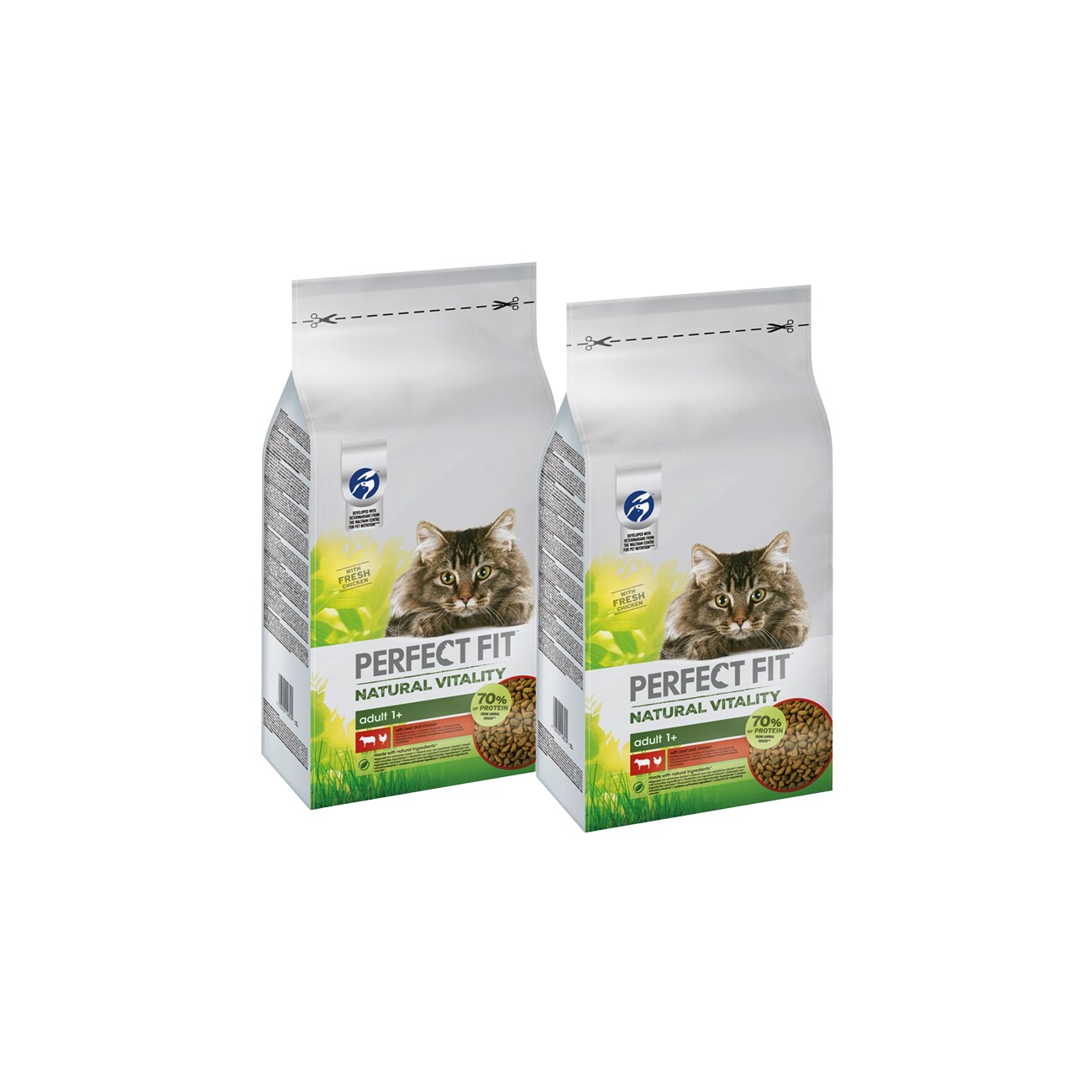 Perfect Fit Katzenfutter Trockenfutter Anti-Hairball Mit Huhn 12 X 750g  Sparpaket Futter Hund