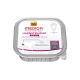 Dietetic pet food packaging labeled "Select Gold Medica Harnsteindiät Struvit," designed for urinary health, 150g.
