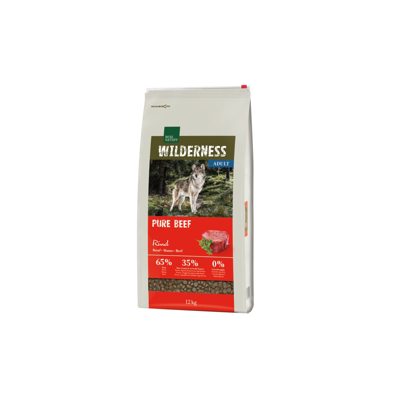 REAL NATURE WILDERNESS Trockenfutter Hund, Adult, Pure Beef 12 kg |  FRESSNAPF
