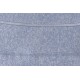 Hellblauer Stoff mit einem strukturierten Muster und sichtbaren Nähten, der ein weiches, gemütliches Material für Haustierbekleidung zeigt.