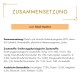 Huisdiervoeding verpakking met de titel "ZUSAMMENSETZUNG mit TRUTHAHN," met ingrediënten zoals vlees, dierlijke bijproducten en additieven.