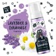 No Rinse Lavendel- & Kamillenshampoo für Haustiere, 200ml Flasche, mit beruhigendem Lavendel- und Kamilleduft, vegan, pH-ausgeglichen, parabenfrei.