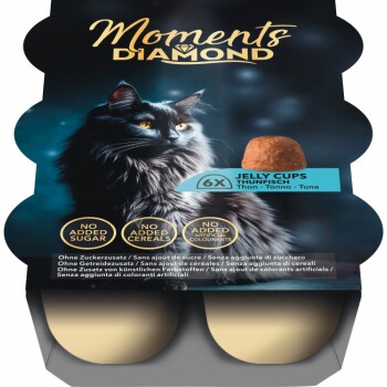 MOMENTS Diamond Katze Snack Jelly Cups Thunfisch 48x22 g