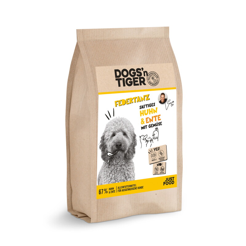 Dogs'n Tiger Adult Federtanz Huhn & Ente 12 kg