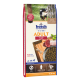 Bosch Adult Hundefutterbeutel mit Lamm und Reis, mit einem Bild eines Hundes und wichtigen Details einschließlich 21,5% Protein und 10,5% Fett.