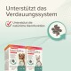 Beaphar IntestoPro Verpackung für Hunde und Katzen, fördert die Verdauungsgesundheit mit deutschem Text zur Unterstützung der Verdauung und der Darmfunktion.