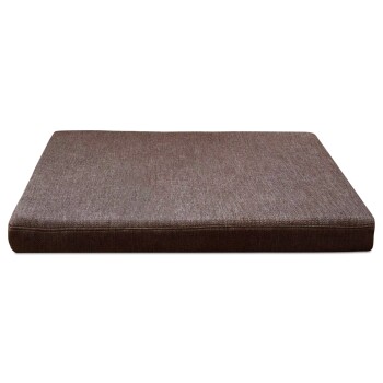 ® ANTON VISCO PLUS Orthopädische Hundematratze mit Handwebcharakter braun 95 cm, 9 cm, 70 cm