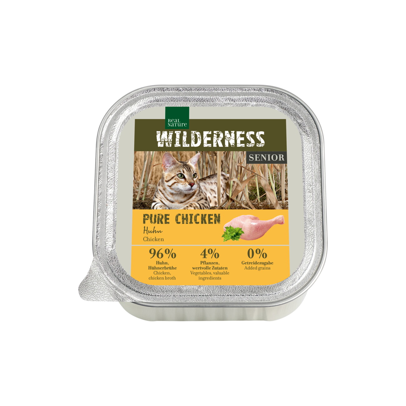 REAL NATURE WILDERNESS Wet Food Cat, Senior Chicken 100 g