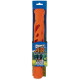 Bâton de lancer Chuckit! Air orange pour chiens, grande taille, avec emballage montrant un chien et le texte « Fetch Hard Breathe Easy. »