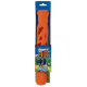Oranger Chuckit! Air Fetch Stick für Hunde, große Größe, mit Verpackung, die einen Hund und den Text „Fetch Hard Breathe Easy.“ zeigt