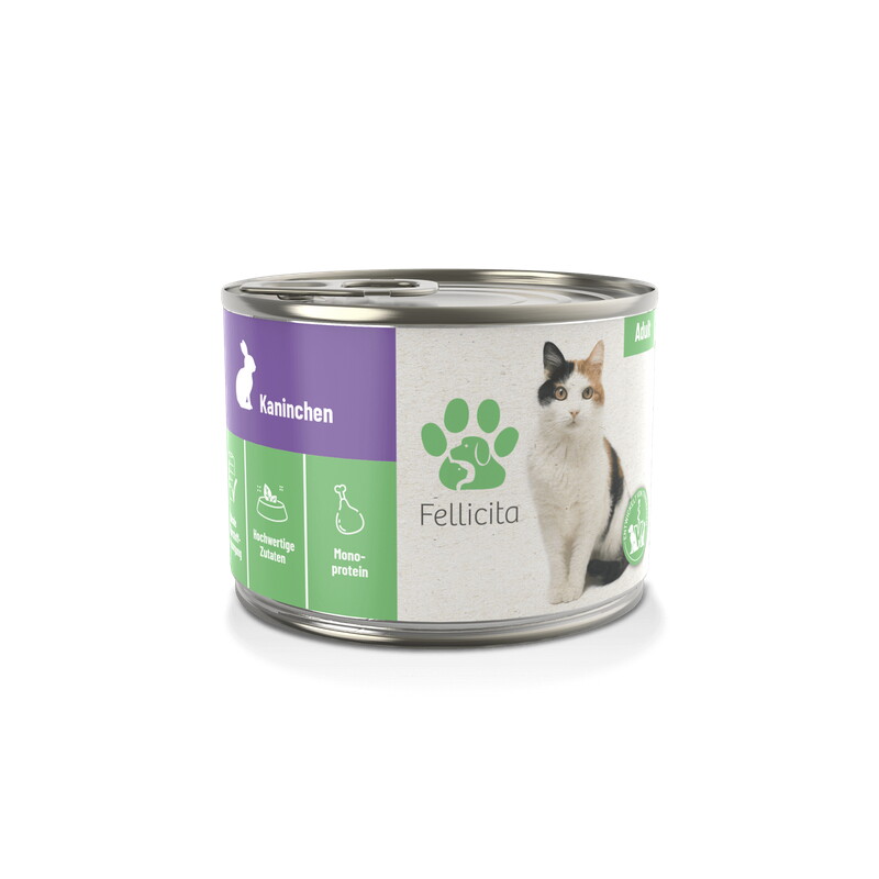 Fellicita Kaninchen pur 6x 200g