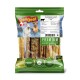 DeliBest Gourmet-Hundeleckerlis in einer 250g-Packung, mit Rindersticks. Etiketten zeigen glutenfrei und 100% natürliche Zutaten an.