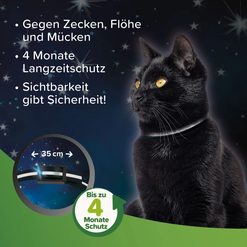 Beaphar reflektierendes Zecken- und Flohschutzhalsband