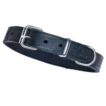 Freudentier Hundehalsband aus weichem Fettleder