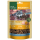 Real Nature Wilderness Pure Turkey Fleischsnack für Hunde, mit einem Wolf im Hintergrund, mit 90% Pute, 10% Gemüse und ohne zugesetzte Körner.