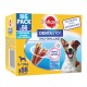 Friandises pour chiens Pedigree DentaStix Daily Oral Care, grand paquet de 56, conçues pour les chiens de 5 à 10 kg, favorisant l'hygiène dentaire avec des bienfaits à triple action.