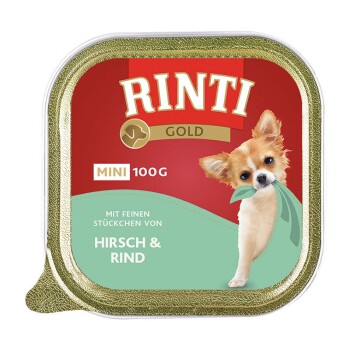 Gold Mini 16x100g Hirsch & Rind