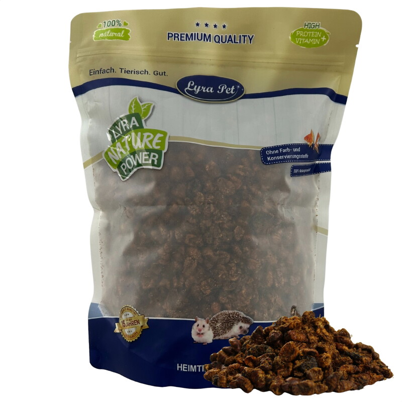 Lyra Pet Seidenraupen getrocknet 1 kg