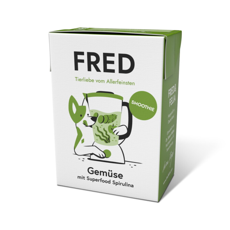 Fred & Felia FRED Smoothie Gemüse mit Spirulina 10 x 190g