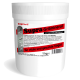 Weißer 1-kg-Behälter des Supra-Gritmineral Vogelfutters mit Algen und Kräutern, deutscher Text und Barcode.