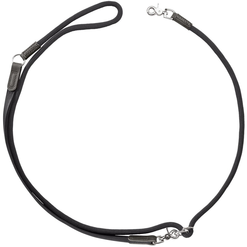 Dog Sport HUNTER umhängeleine lemvig schwarz 2 cm