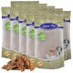 Verpackung von Lyra Pet Hundeleckereien mit dem Text "Lyra Nature Power" und Bildern eines Hundes und einer Katze, mit Leckereien, die vorne präsentiert werden.