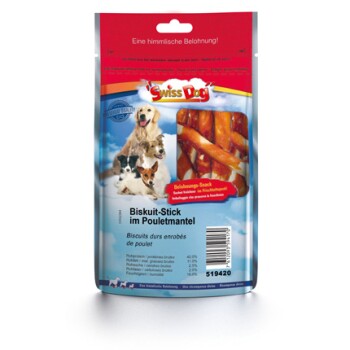Biscuits durs enrobés de poulet 100g