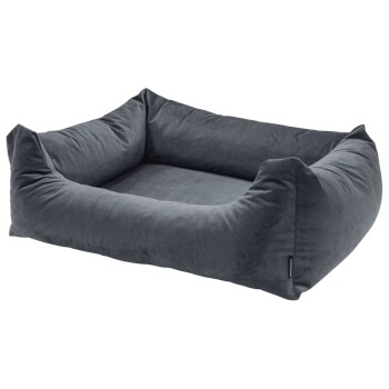 Hundebett Velvet grau 95 cm, 28 cm, 95 cm