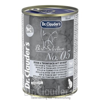 Best Selection No5 Huhn & Thunfisch mit Spinat 12x400 g