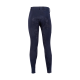 Marineblaue Reithosen mit einem strukturierten Mesh-Panel auf der Rückseite, mit einem enganliegenden Design und einer kleinen Reißverschlusstasche.