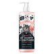 Flasche Bugalugs Luxury 2-in-1 Katzen-Shampoo und -Conditioner mit Papaya und Kokosnuss, mit einer Cartoon-Katze und veganem Etikett.