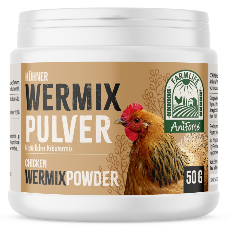 AniForte Wermix für Hühner & Co 50g