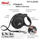 Laisse New Classic noir L, 8 m, 50 kg